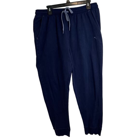Tommy Bahama Jogger Pants Men’s Size XL Elastic/Drawstring Athleisure Blue - Picture 1 of 13